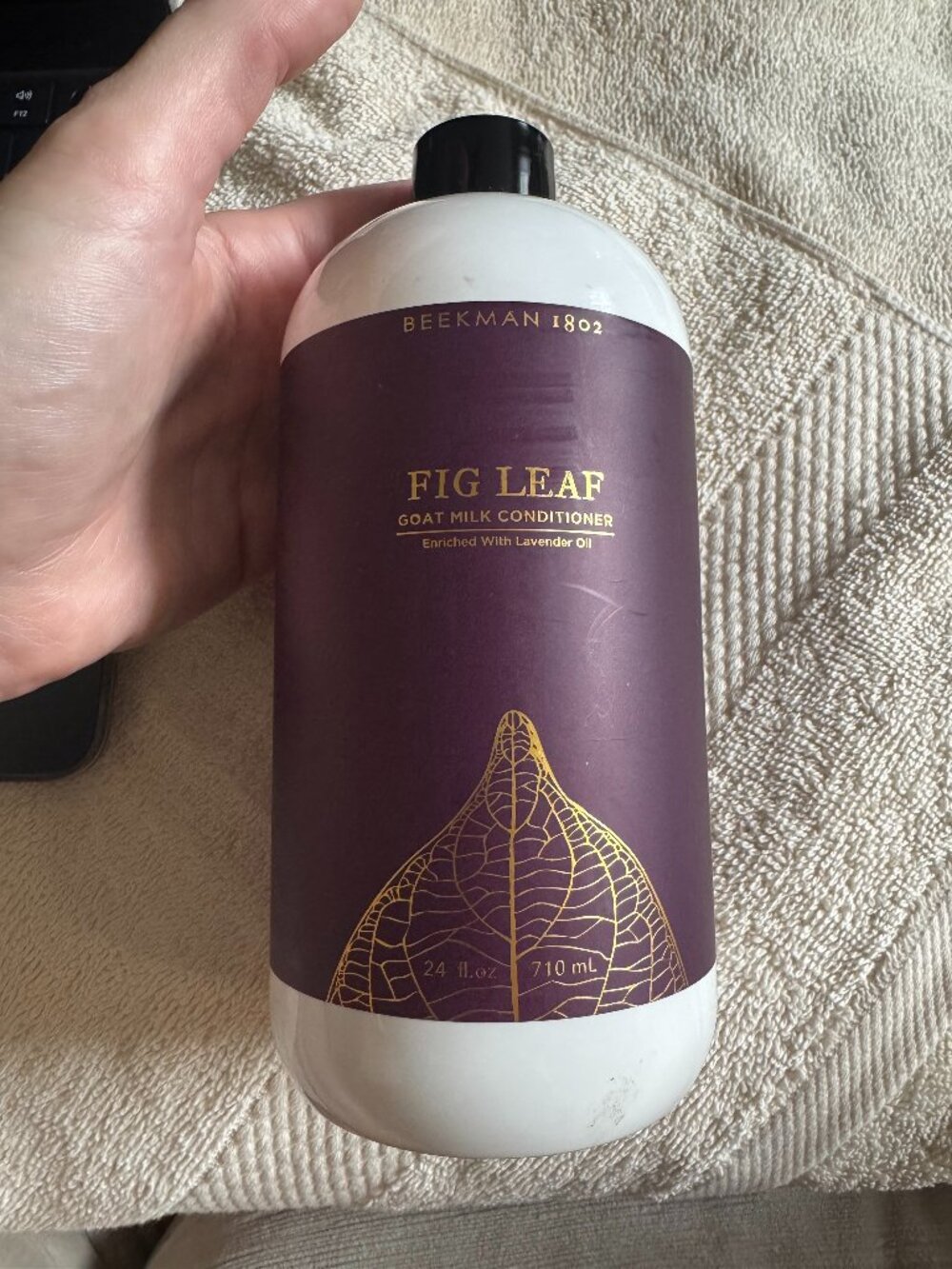 NEW Beekman 1802 Fig Leaf Goat Milk Conditioner 24floz/710mL